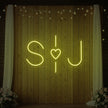 Wedding Initials Custom Neon Sign V6