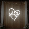 Wedding Initials Custom Neon Sign V7