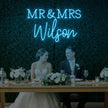 Wedding Last Names Custom Neon Sign V2