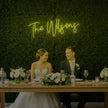 Wedding Last Names Custom Neon Sign V4