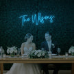 Wedding Last Names Custom Neon Sign V4