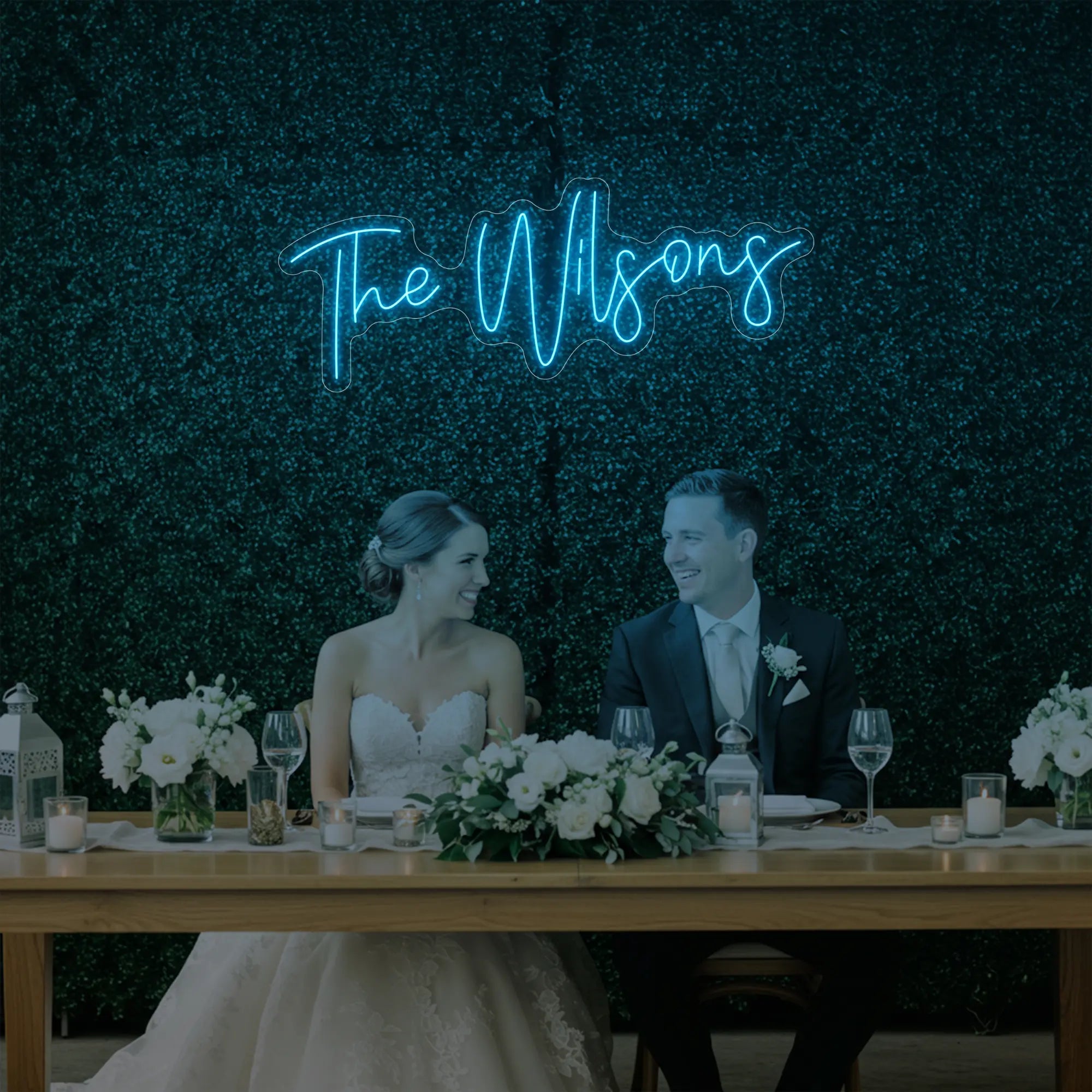 Wedding Last Names Custom Neon Sign V4