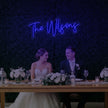 Wedding Last Names Custom Neon Sign V4