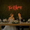 Wedding Last Names Custom Neon Sign V4