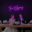 Wedding Last Names Custom Neon Sign V4
