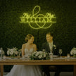 Wedding Last Names Custom Neon Sign V3