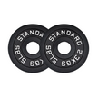 Cast Iron Weight Plates - Standard, Olympic in LBs, KGs