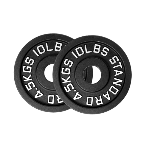 Cast Iron Weight Plates - Standard, Olympic in LBs, KGs