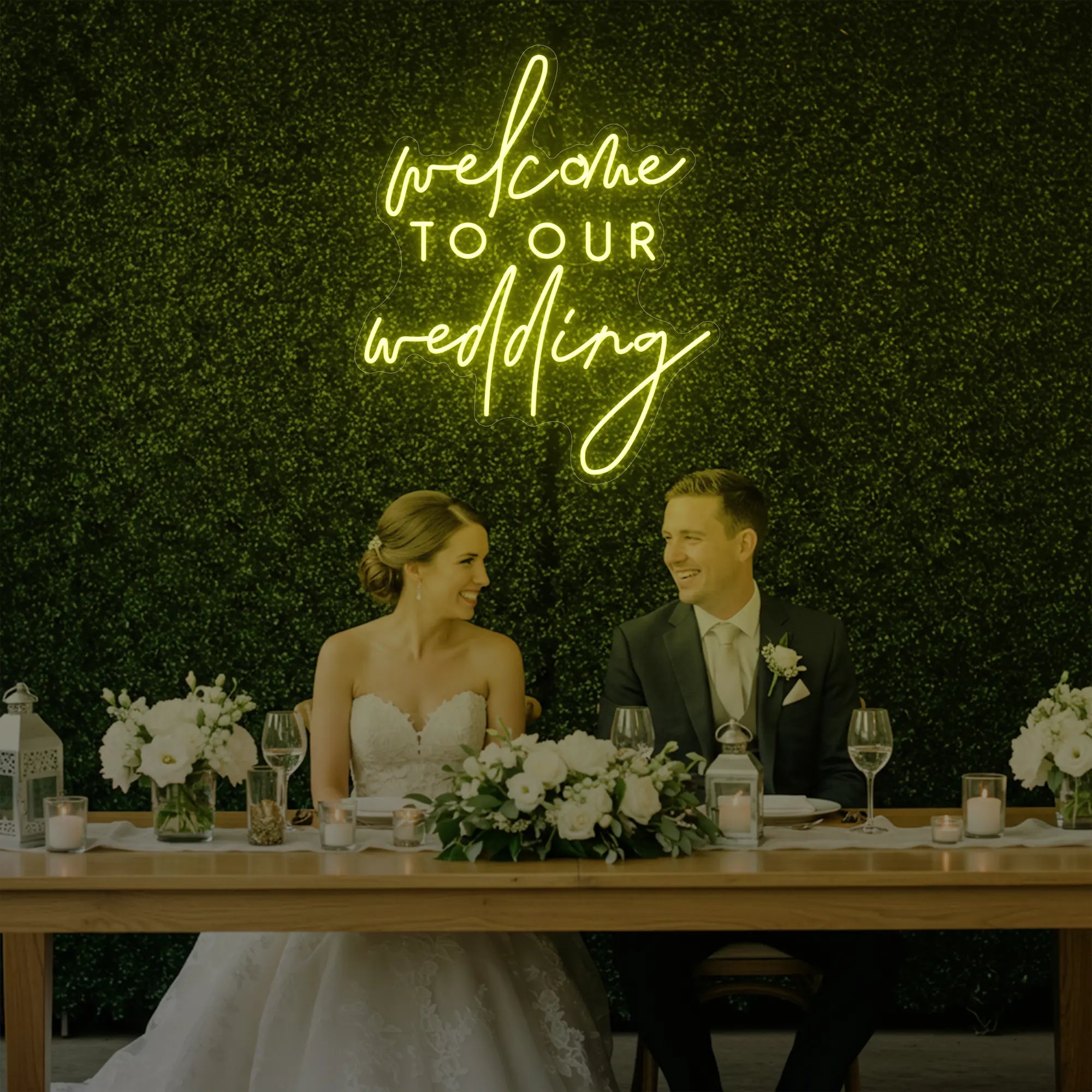 Welcome To Our Wedding V2 Neon Sign