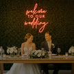 Welcome To Our Wedding V2 Neon Sign