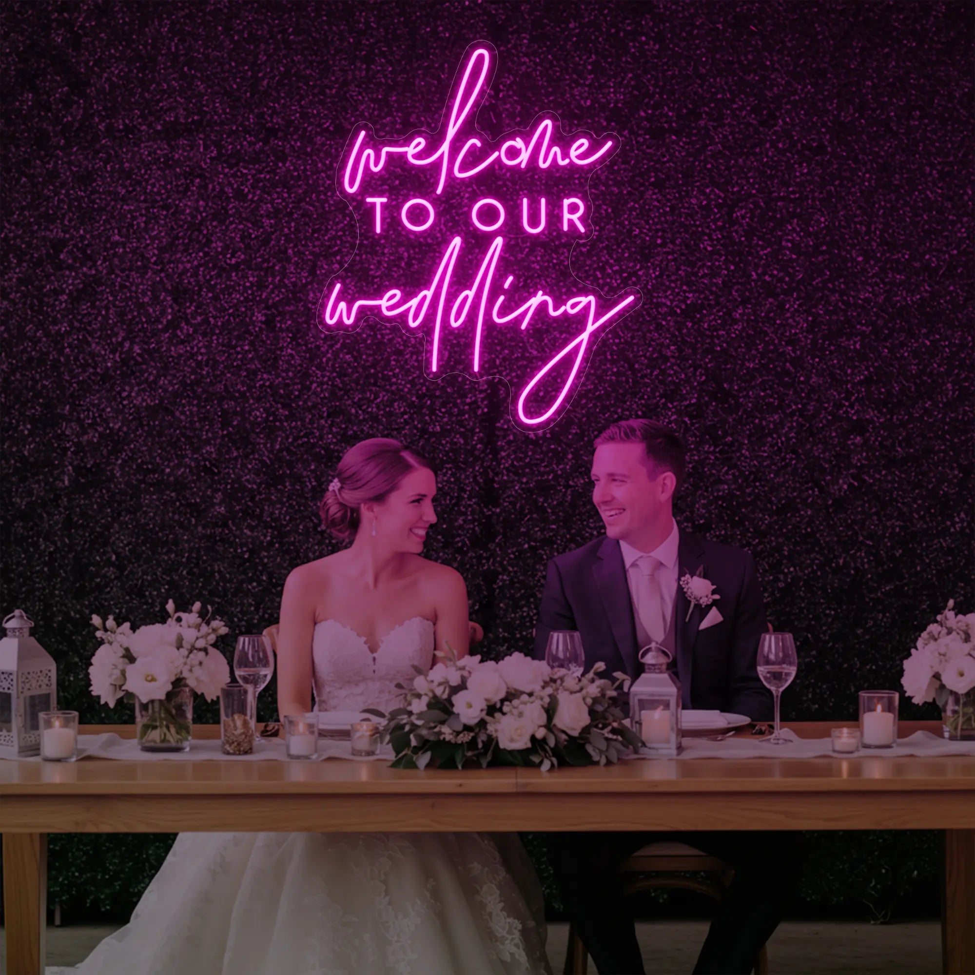 Welcome To Our Wedding V2 Neon Sign