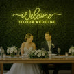 Welcome To Our Wedding V3 Neon Sign