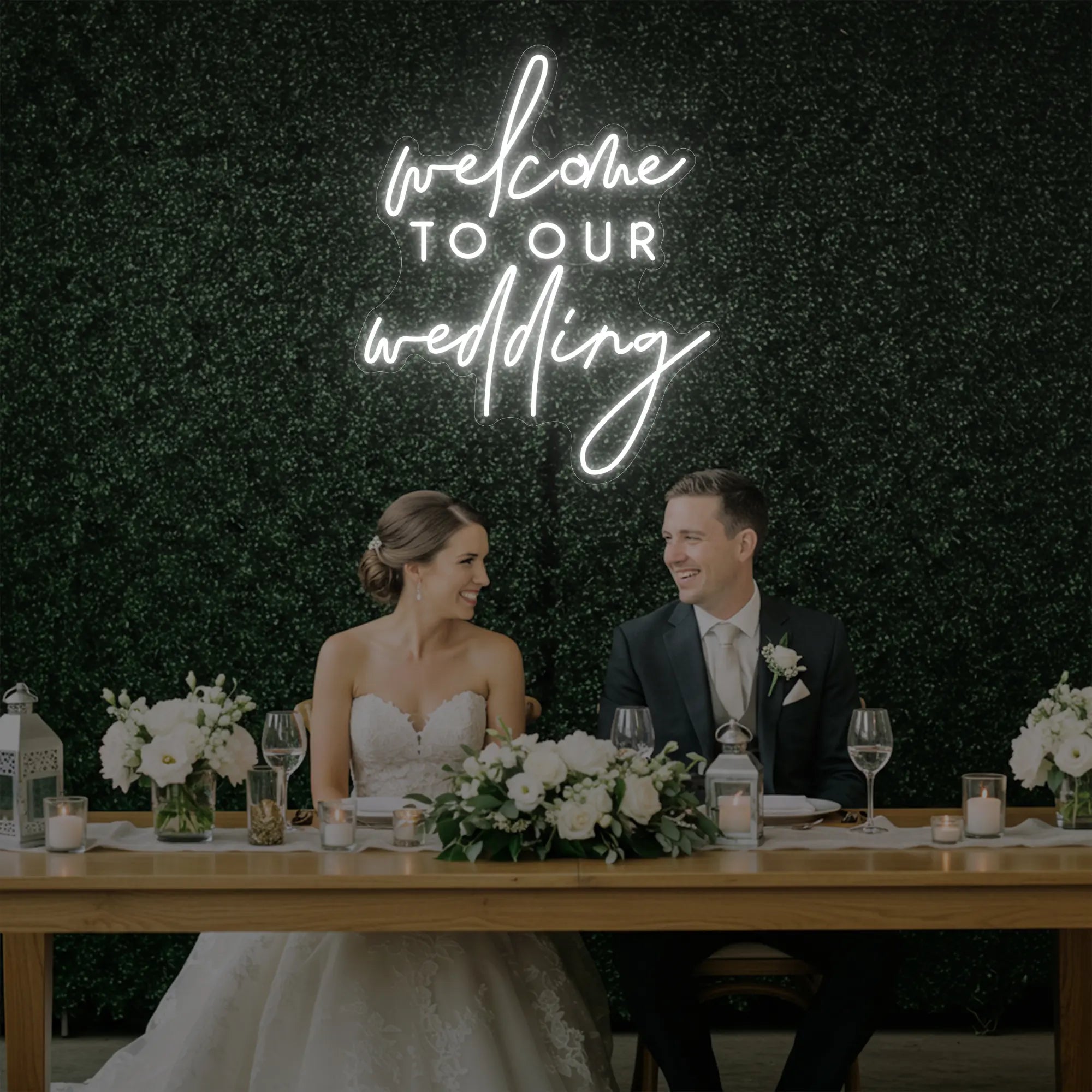 Welcome To Our Wedding V2 Neon Sign
