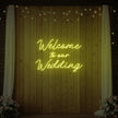 Welcome To Our Wedding Neon Sign