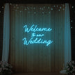 Welcome To Our Wedding Neon Sign