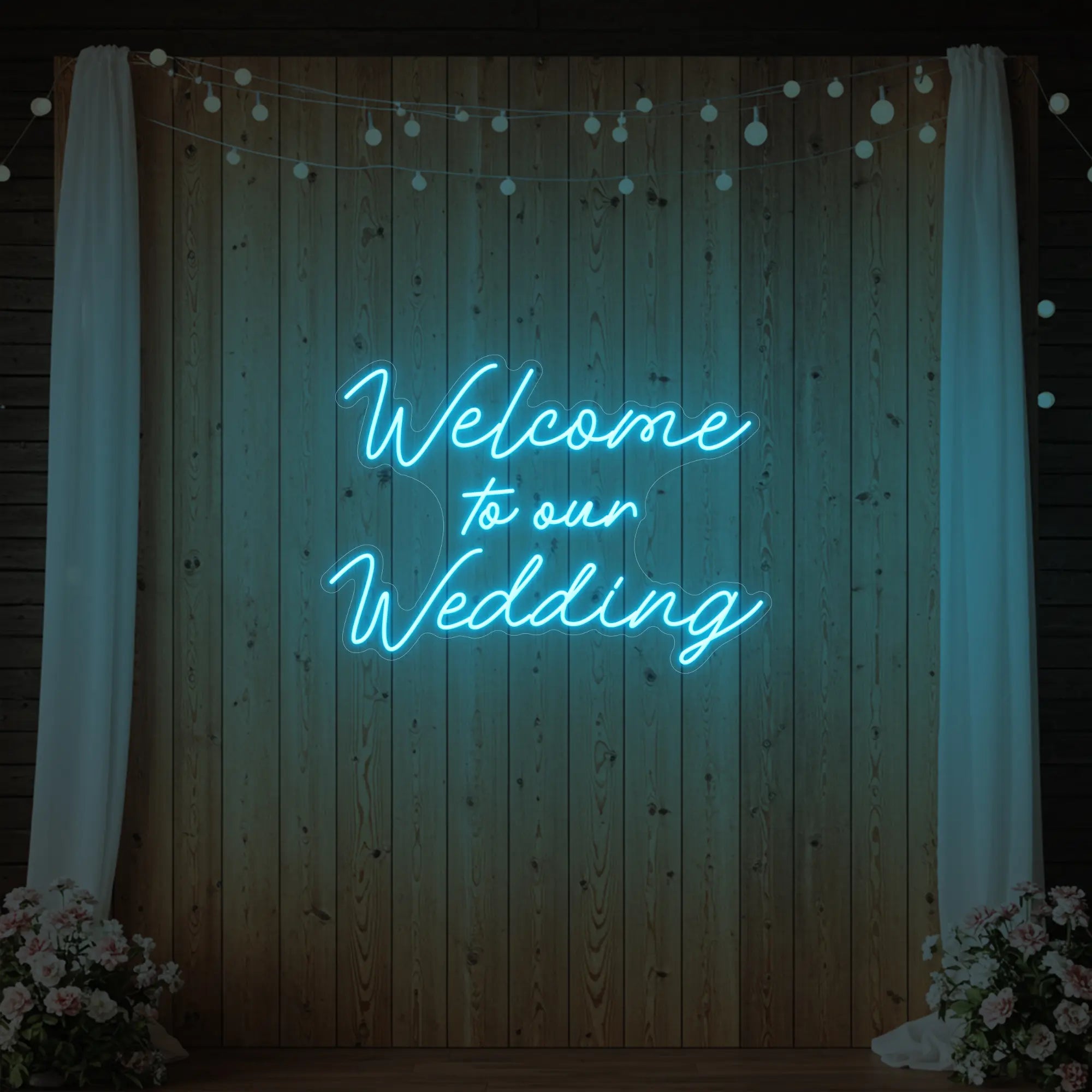 Welcome To Our Wedding Neon Sign