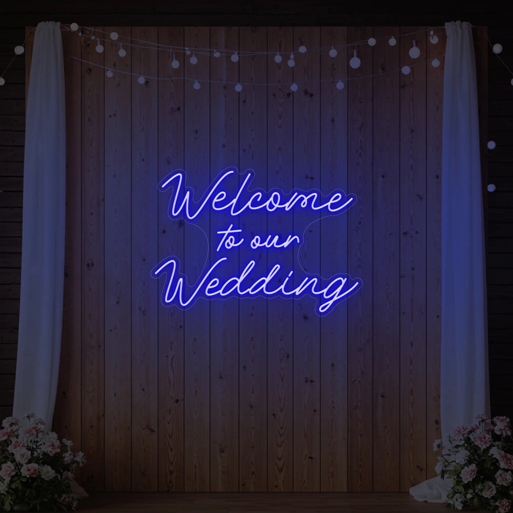 Welcome To Our Wedding Neon Sign