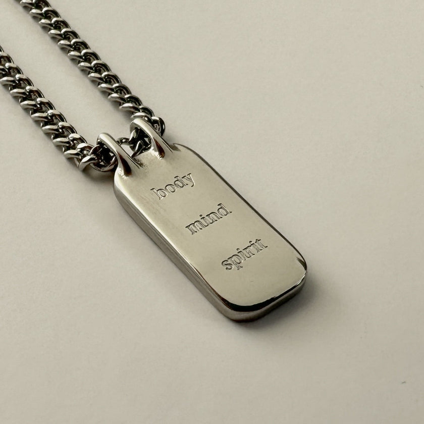 Wellness Necklace- Silver