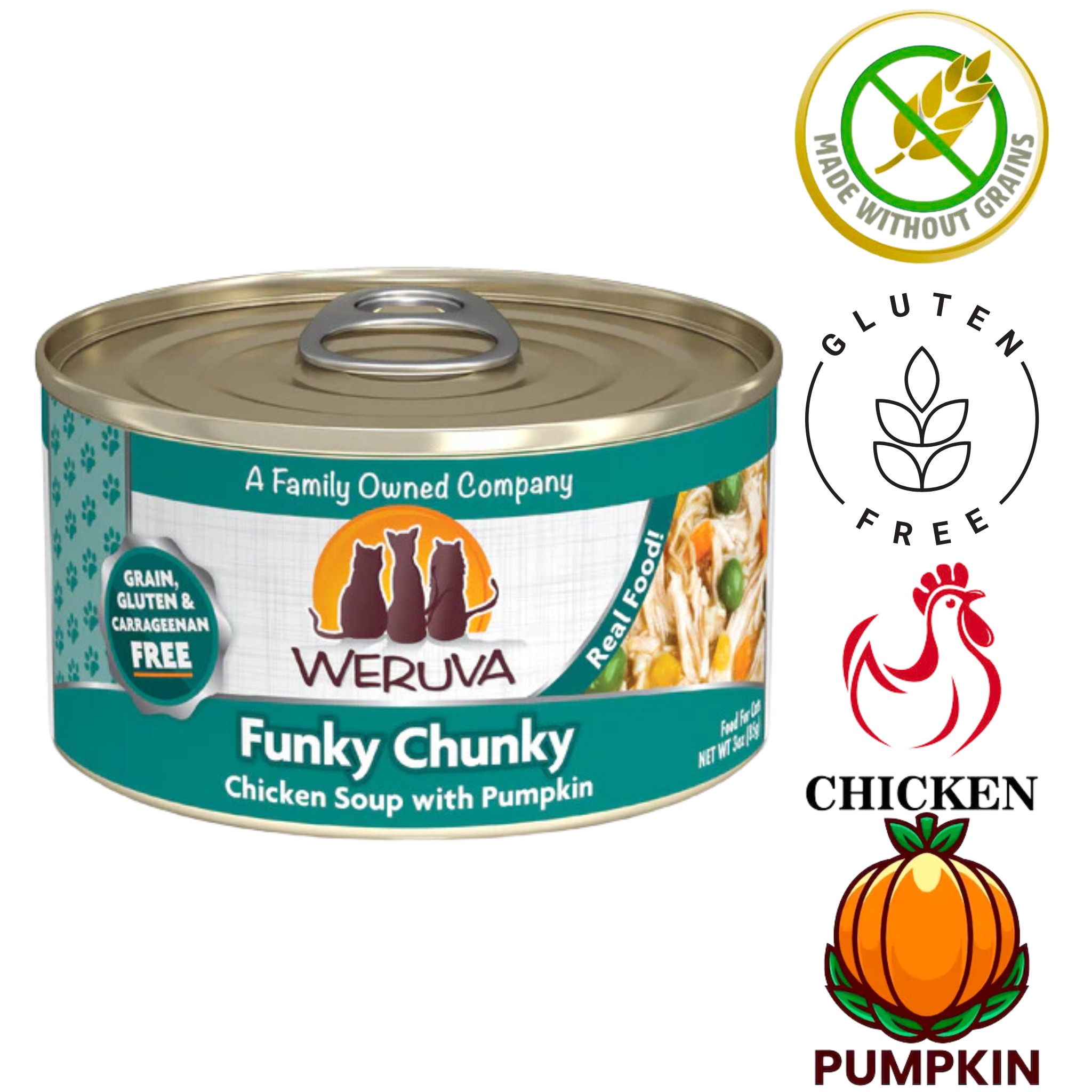 Weruva - Funky Chunky Chicken Soup Canned Cat Food