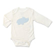 Bamboo Long Sleeve Onesie (Sea Breeze Rhino)