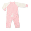 Bamboo Long Sleeve Romper (Cotton Candy/Giraffe)