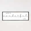 What A Wonderful Life Wood Sign