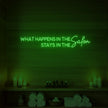 What Happens in the Salon Neon Sign