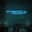 What Happens in the Salon Neon Sign