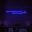 What Happens in the Salon Neon Sign