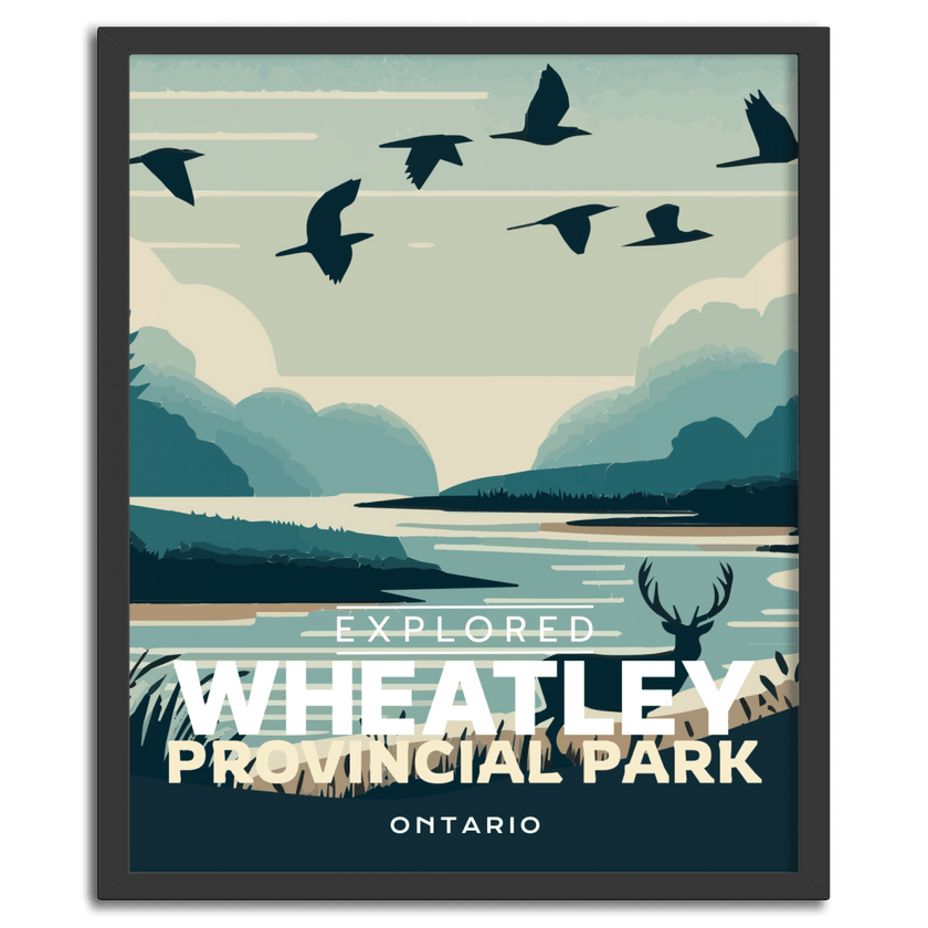 Wheatley Ontario Provincial Park 'Explored' Poster, Canada Parks