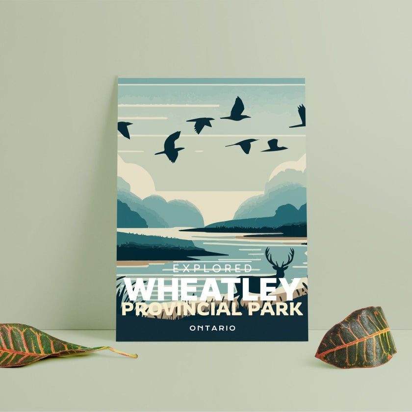 Wheatley Ontario Provincial Park 'Explored' Poster, Canada Parks