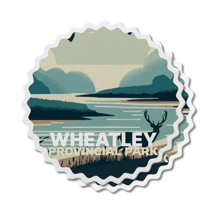 Wheatley Ontario Provincial Park Waterproof Vinyl Sticker, Canada Parks