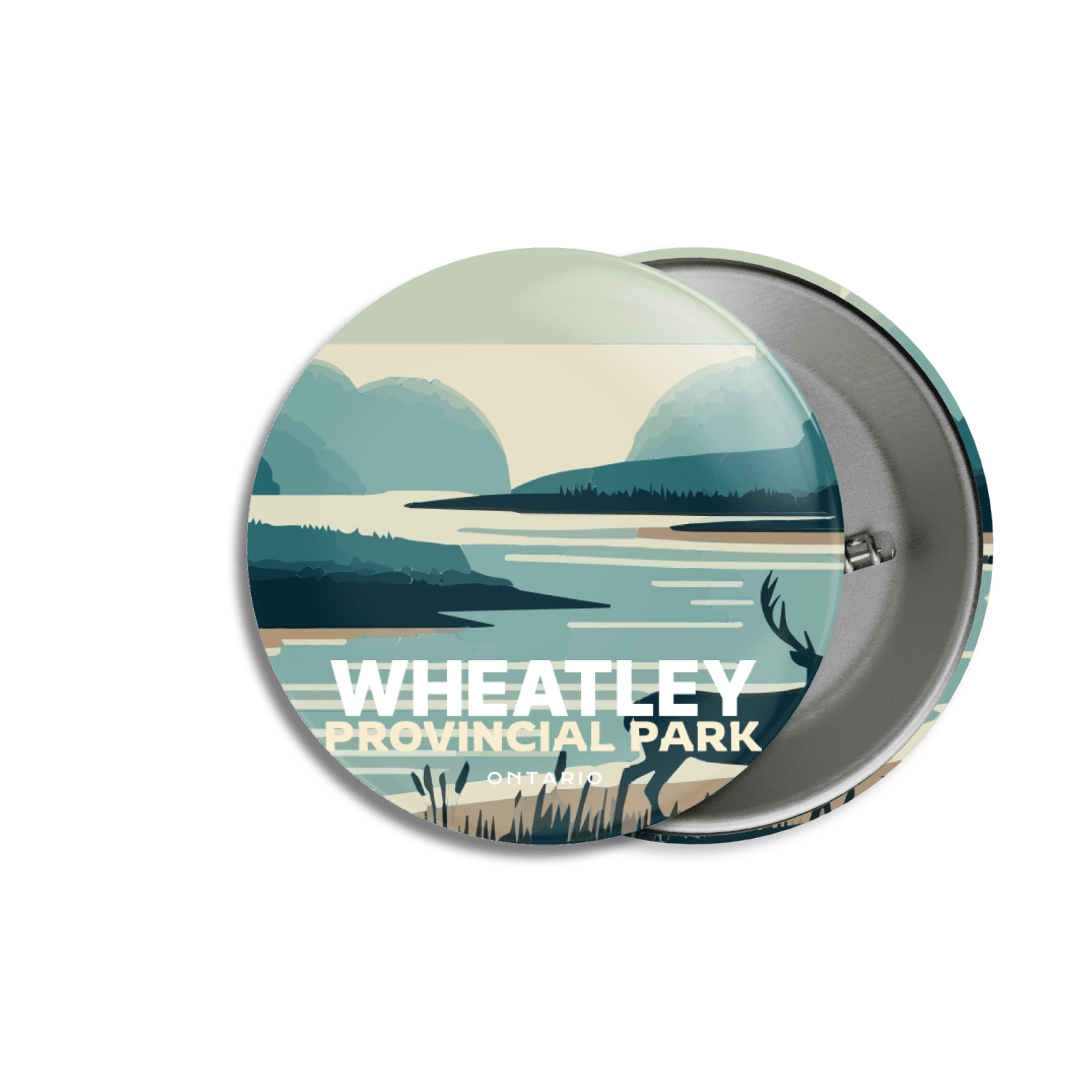 Wheatley Provincial Park of Ontario Pinback Button, Canada Parks
