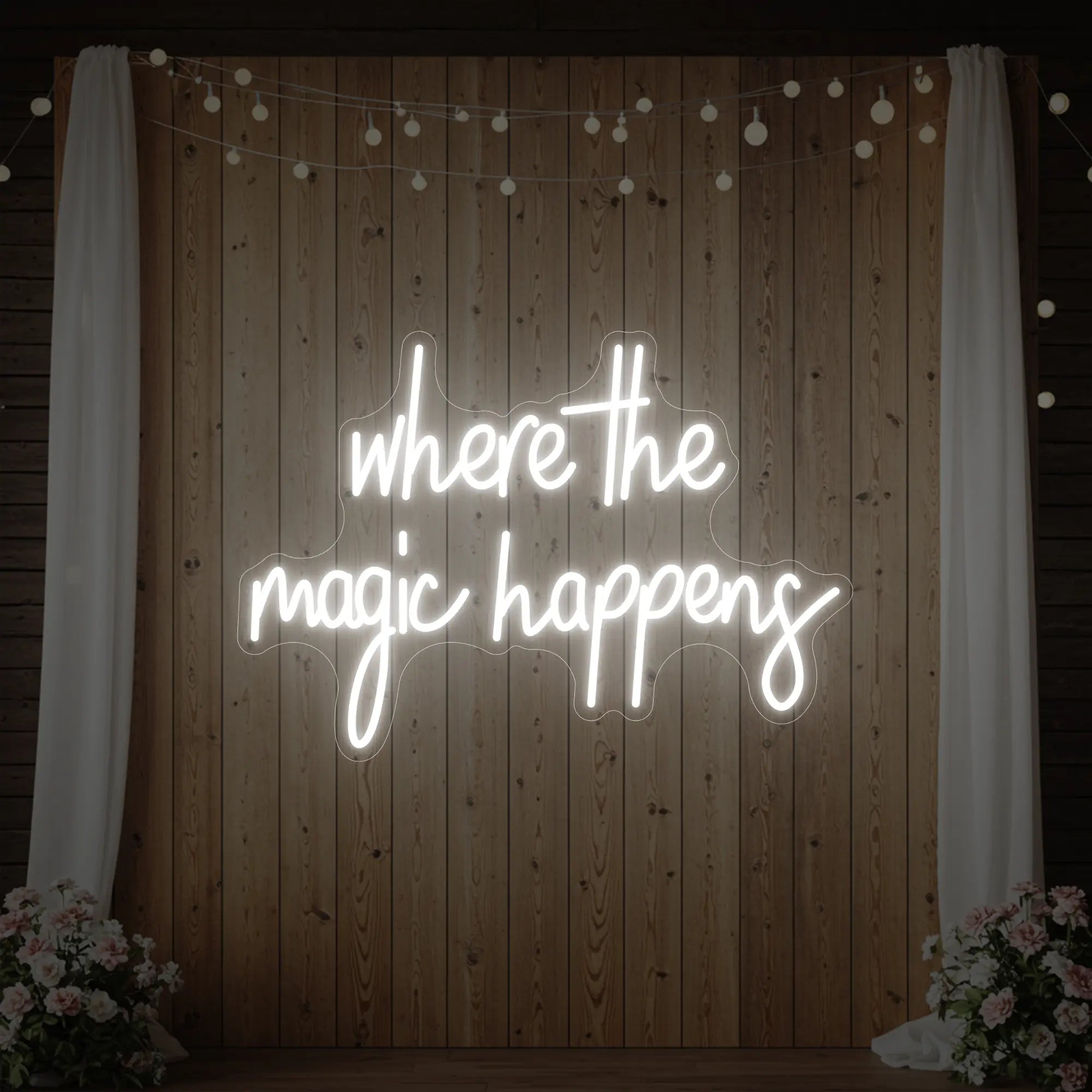 Where The Magic Happens Led Neon Sign