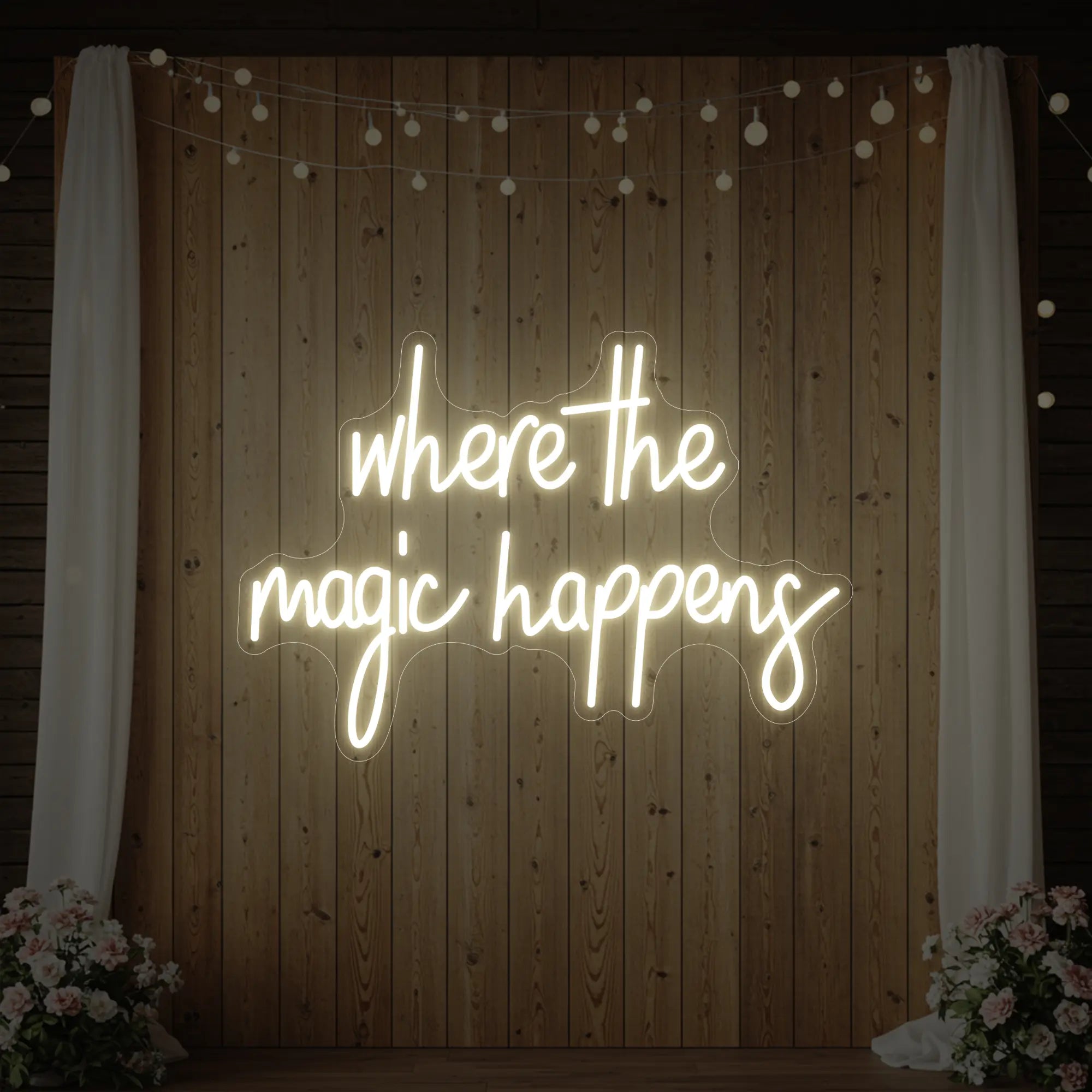 Where The Magic Happens Led Neon Sign