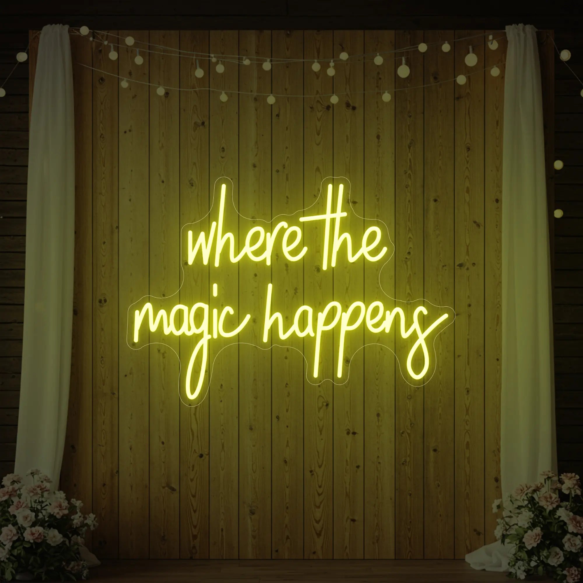 Where The Magic Happens Led Neon Sign