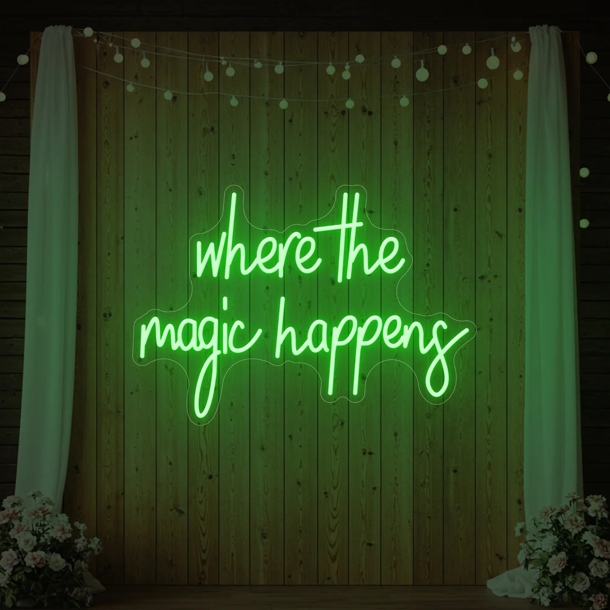 Where The Magic Happens Led Neon Sign
