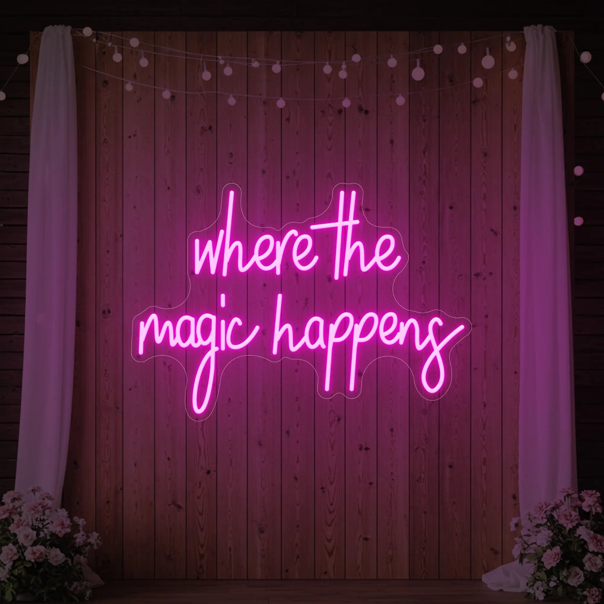 Where The Magic Happens Led Neon Sign