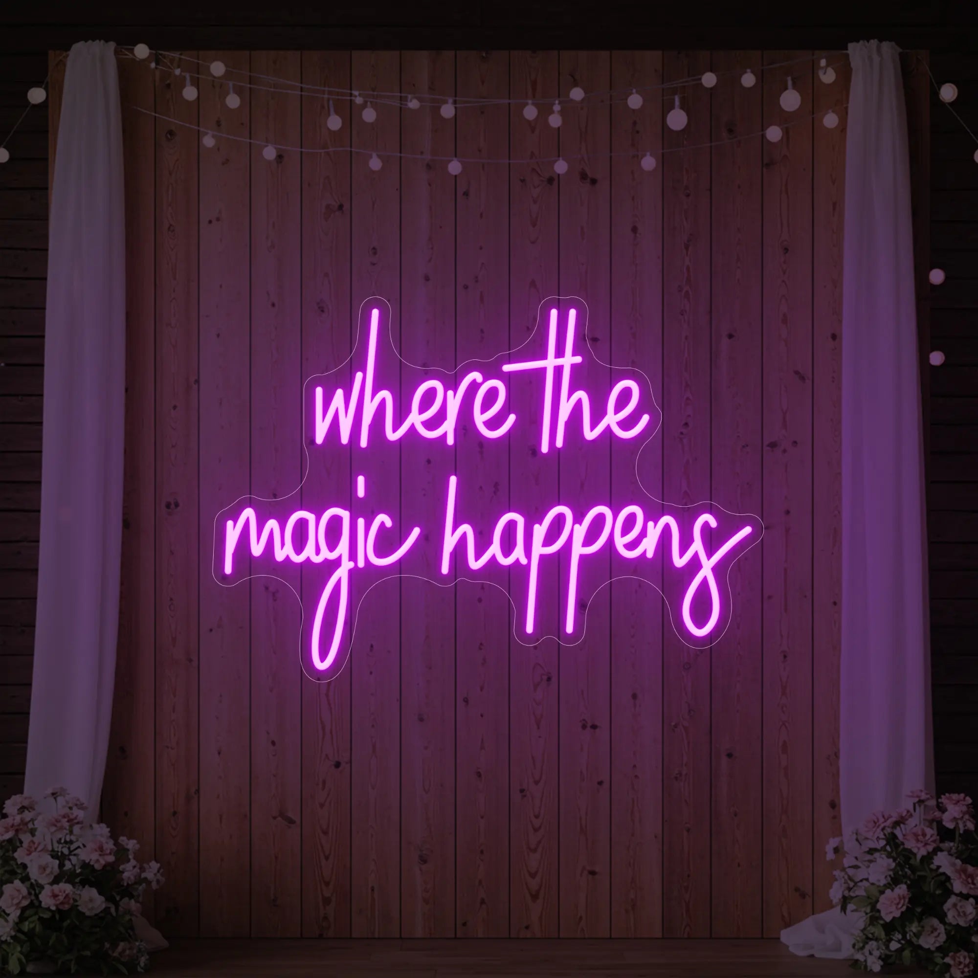 Where The Magic Happens Led Neon Sign