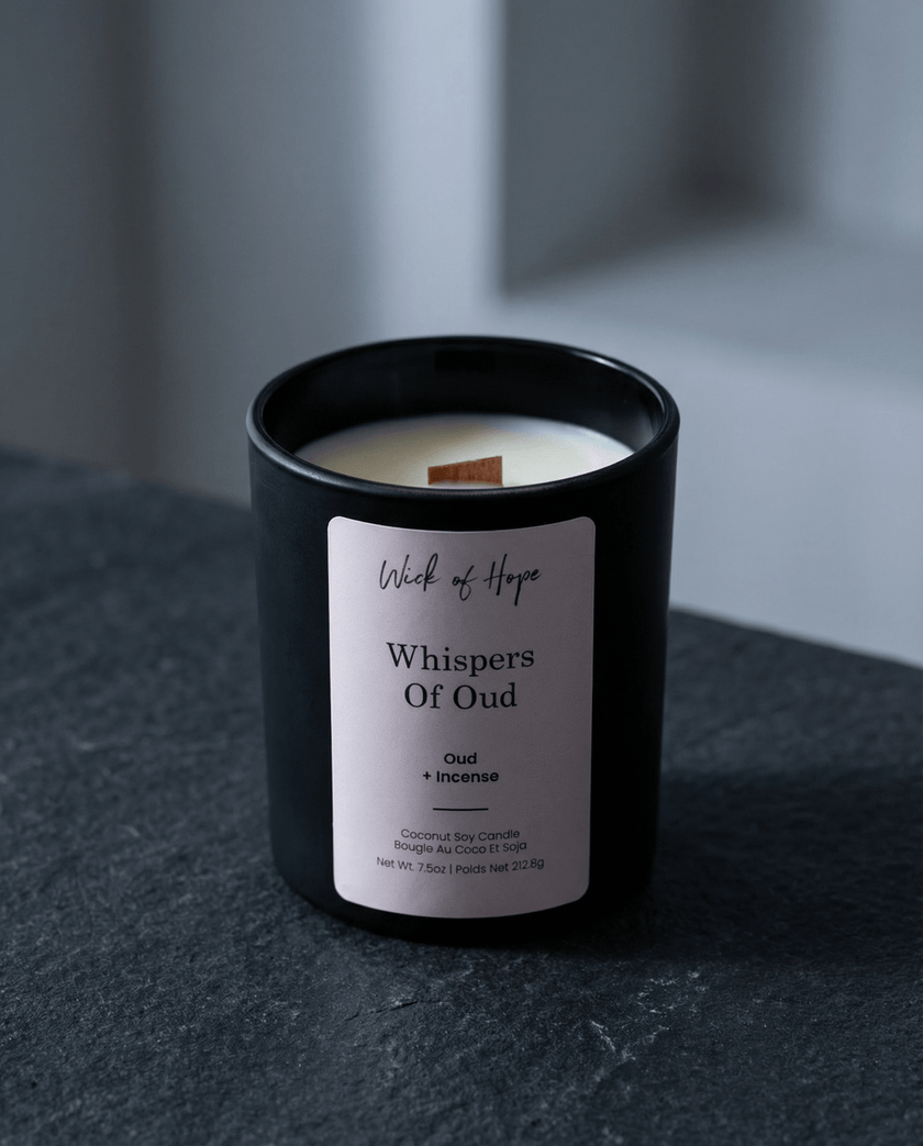 Whispers of Oud Candle | Oud + Incense
