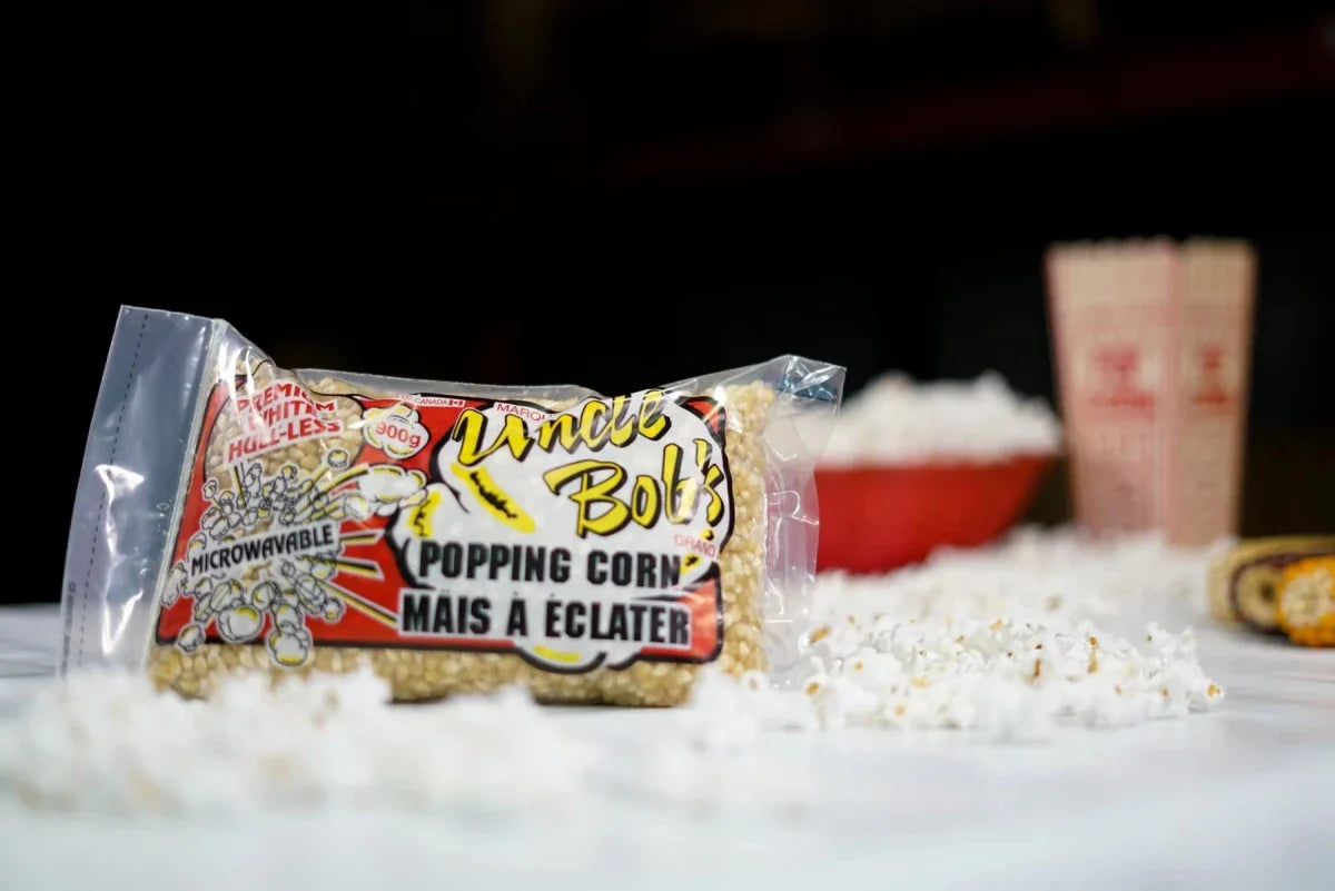 White Hull-less Popcorn Kernels (900g)