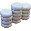 13 Small White Crokinole Discs - Half Set (Shiny Finish)