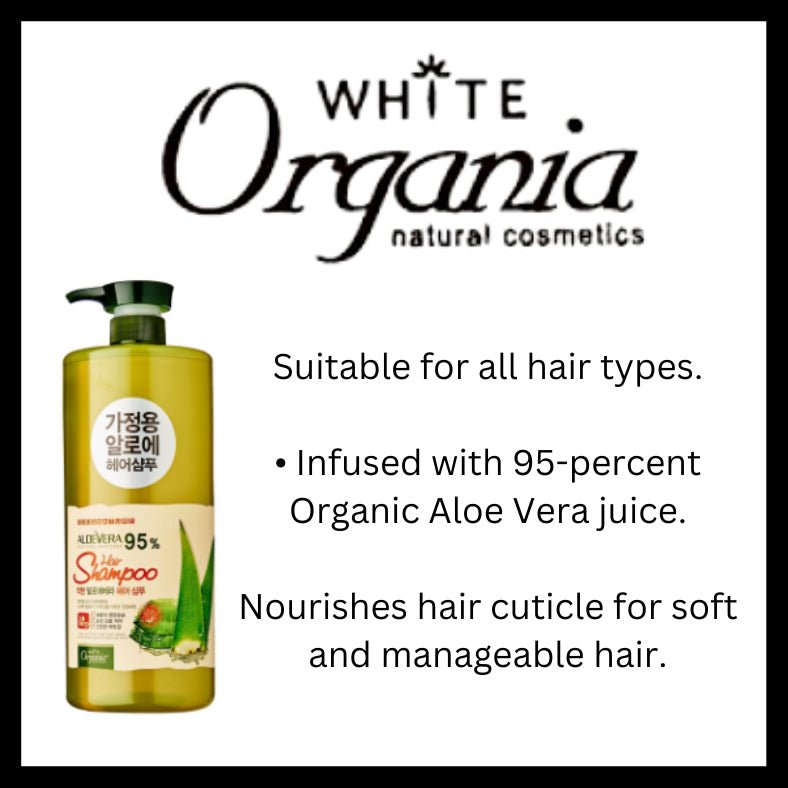 Whitecospharm White Organia Good Nature Aloe Vera Hair Shampoo 1500ml