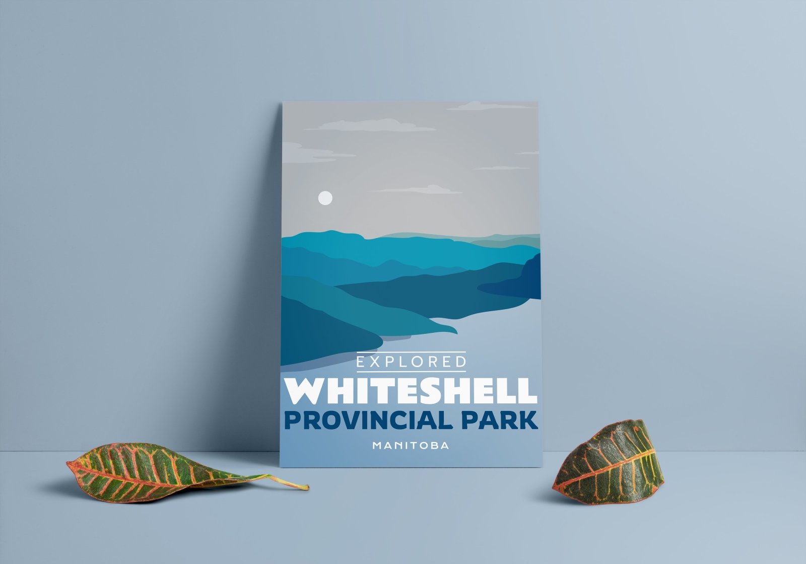 Whiteshell Provincial Park 'Explored' Poster, Canada Parks