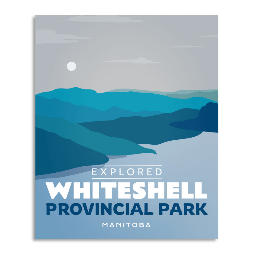 Whiteshell Provincial Park 'Explored' Poster, Canada Parks