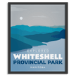 Whiteshell Provincial Park 'Explored' Poster, Canada Parks