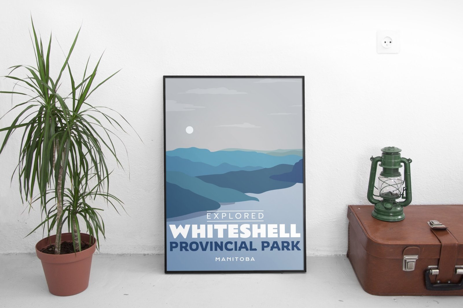 Whiteshell Provincial Park 'Explored' Poster, Canada Parks
