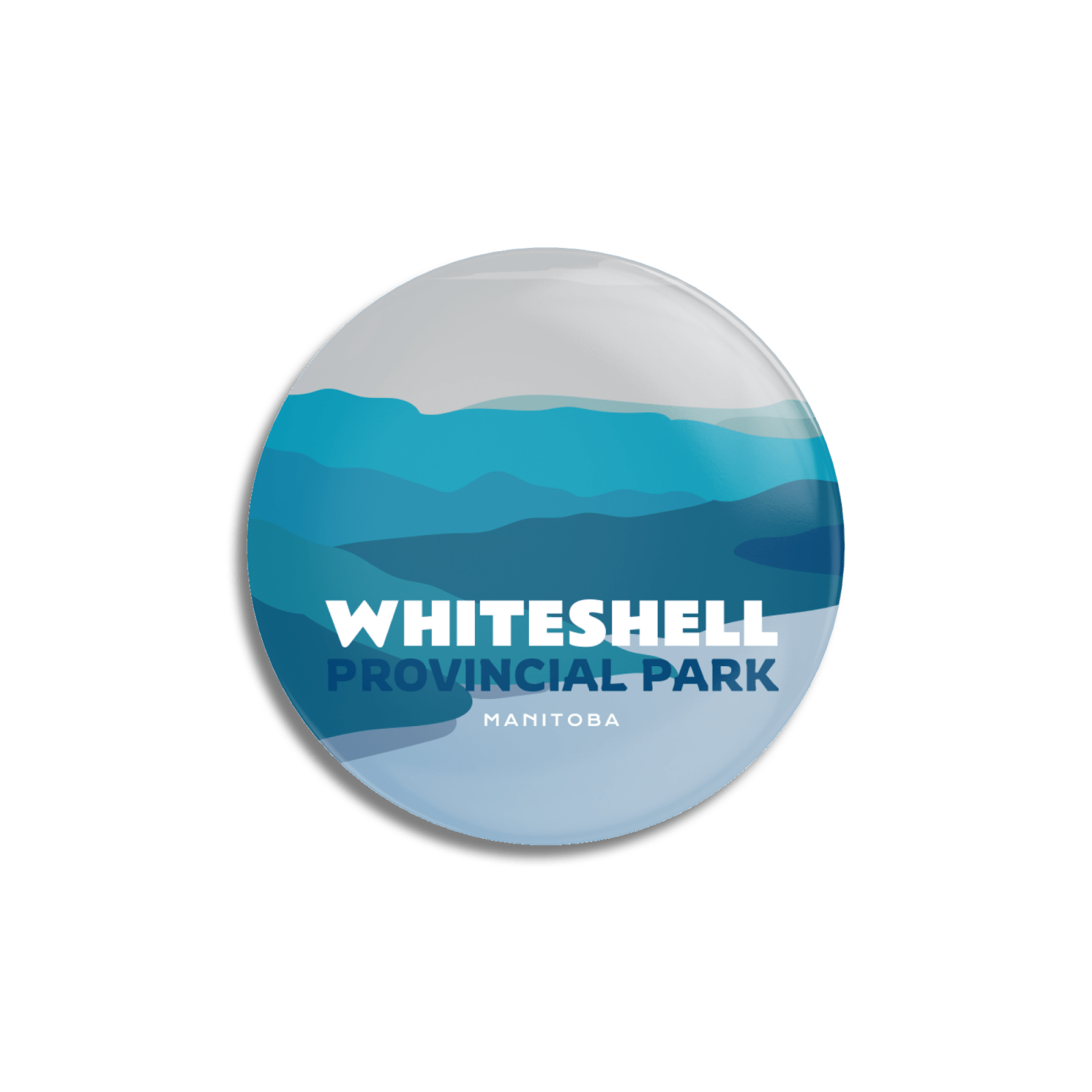 Whiteshell Provincial Park of Manitoba Pinback Button, Canada Parks