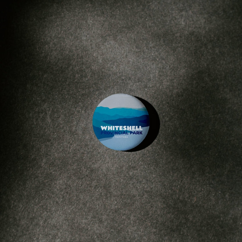 Whiteshell Provincial Park of Manitoba Pinback Button, Canada Parks