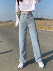 Wide Leg Jeans For Women Bottom Baggy Denim Pants Trousers